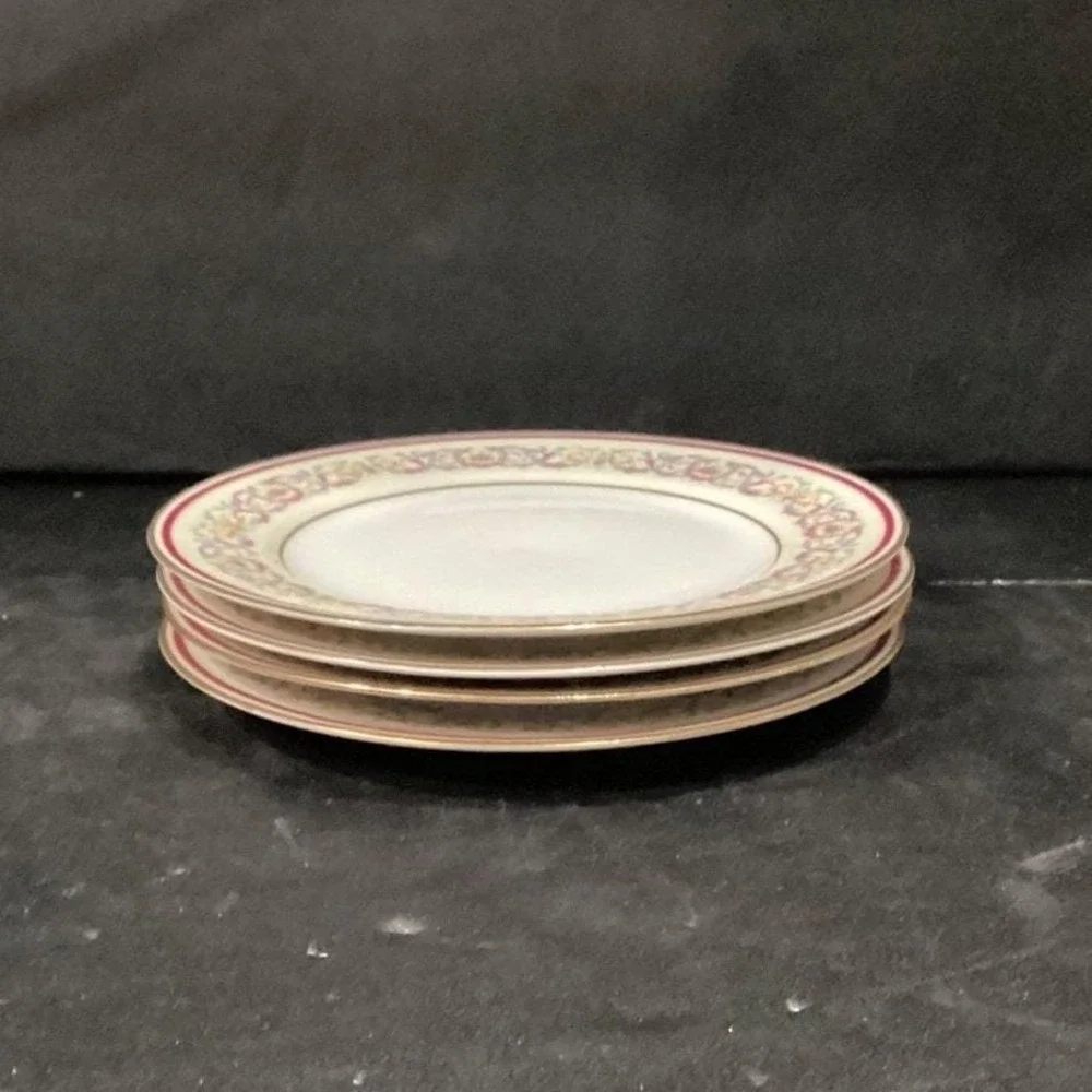Charles‎ Ahrenfeldt Limoges Salad Plates, Set of 4, France Dishes, Dinnerware